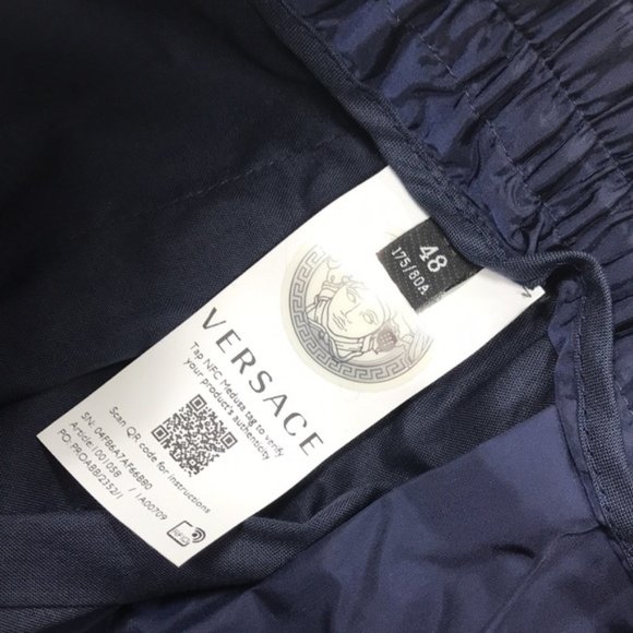 Versace Greca Tapered Track Pants - Picture 8 of 9